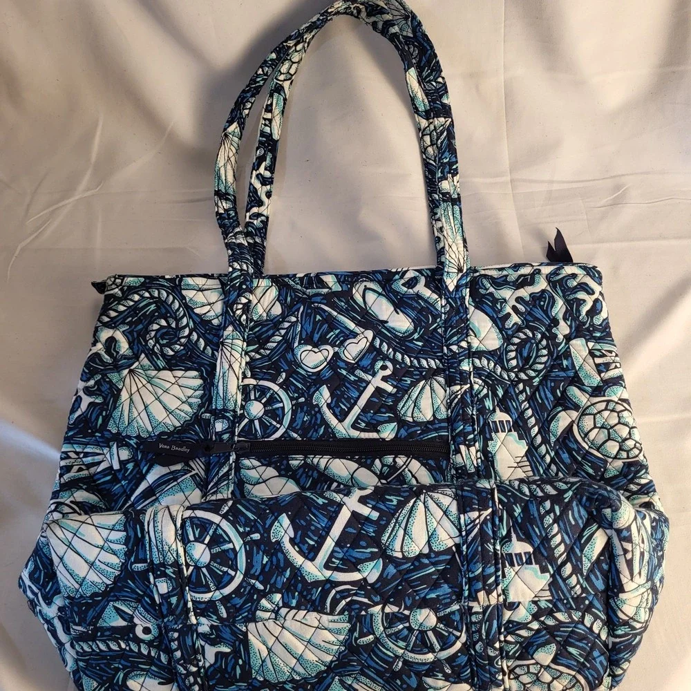 Vera Bradley Shore Enough Large Vera Tote